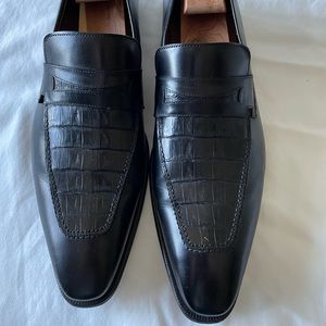 Mens Alligator Mezlan Shoes. Size 11.5. Almost new.